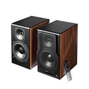 BOXE EDIFIER 2.0, RMS: 256W (2 x 8W, 1 x 120W, 1 x 120W), bluetooth, telecomanda wireless, volum, bass, treble, optical, coaxial, brown, USB, „S3000MKII” (timbru verde 11.00 lei)