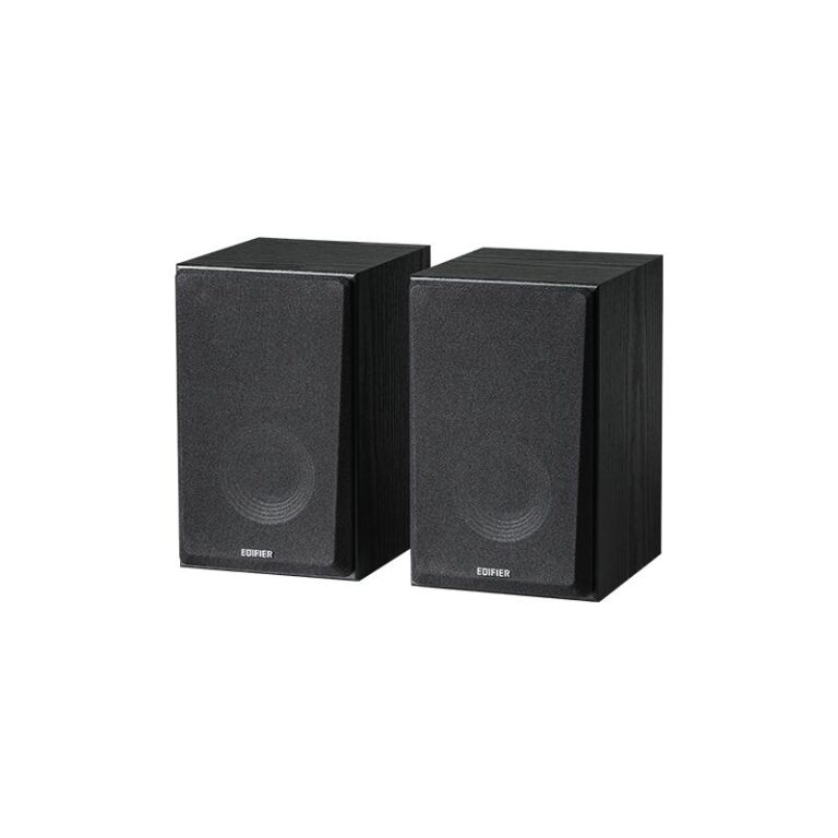 BOXE EDIFIER 2.0, RMS: 24W (2 x 12W), bluetooth v5.4, volum, bass, dual RCA, 220V alimentare, black „R990BT” (timbru verde 11.00 lei)