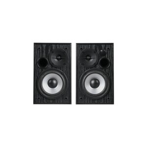 BOXE EDIFIER 2.0, RMS: 24W (2 x 12W), bluetooth v5.4, volum, bass, dual RCA, 220V alimentare, black „R990BT” (timbru verde 11.00 lei)