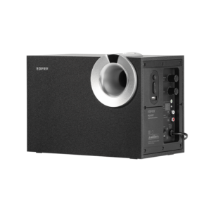 BOXE EDIFIER 2.1, RMS: 34W (2 x 8W, 1 x 18W), bluetooth, volum, bass; raport semnal-zgomot: #25dBA, frecventa raspuns – sateliti: 210Hz – 20kHz, black, „M206BT” (timbru verde 4.00 lei)