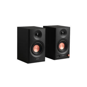 BOXE EDIFIER 2.0, RMS: 36W (2 x 18W), studio monitor, volum, bass, treble, intrare jack 6.35 TRS balanced, RCA, iesire casti, black, „MR3-BK” (timbru verde 11.00 lei)