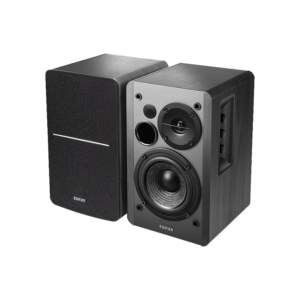 BOXE EDIFIER 2.0, RMS: 42W (2 x 21W), bluetooth, telecomanda wireless, volum, bass, treble, optical, sub-out, black, „R1280DBS-BK” (timbru verde 11.00 lei)